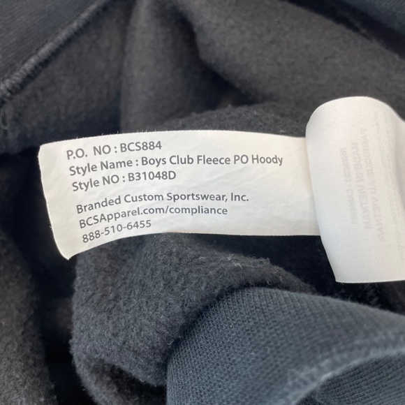 Nike Baseball Hoodie Black White Youth Size Medium - Picture 2 of 11